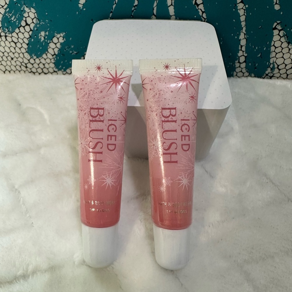 New Sealed Bath & Body Works Lip Gloss Tube Iced Blush